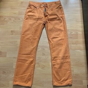 Polo Ralph Lauren Sport Jeans Men's 31x30 Straight Orange Wash Denim